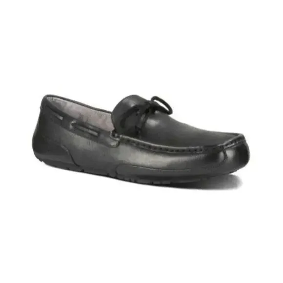 UGG Australia Chester 1004247 Men's Black Leather Slip On Loafer Shoes UGG66