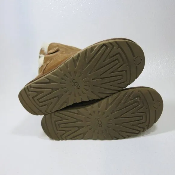 UGG Bailey Button Classic Short Winter Boots Shoes Australia Footwear Women's 7