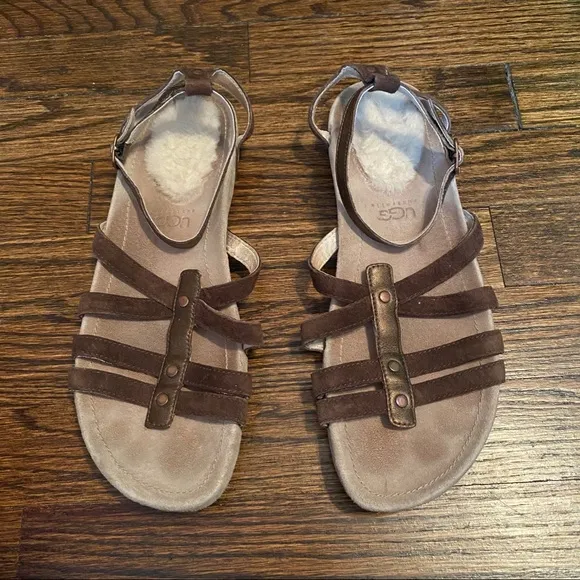 UGG Brown Sandals in Size 10