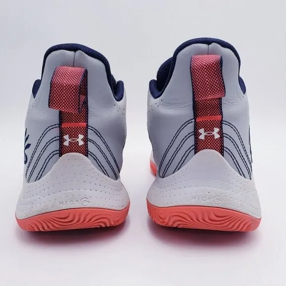 Under Armour Curry 3Z6 Basketball Shoes Mid Top Sneaker Gray Men's 8.5