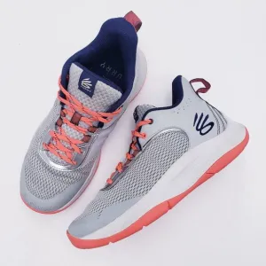Under Armour Curry 3Z6 Basketball Shoes Mid Top Sneaker Gray Men's 8.5