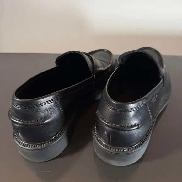 Vagabond Black Leather Men's Loafers