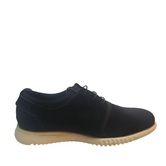 Vance Co Mens Casual Shoes Ludlow Leather Lace Up Oxfords Black