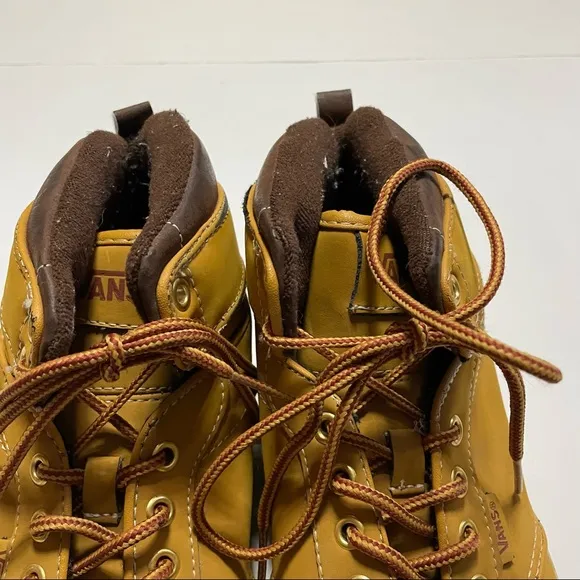 Vans Atwood Hi Brown Synthetic Lace Up Trainers Streetwear Shoes Mens Size 9