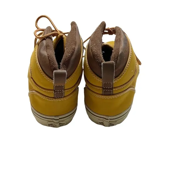 Vans Atwood Hi Brown Synthetic Lace Up Trainers Streetwear Shoes Mens Size 9
