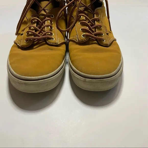 Vans Atwood Hi Brown Synthetic Lace Up Trainers Streetwear Shoes Mens Size 9