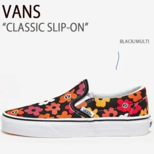 Vans Classic Slip On Floral Pattern Shoes