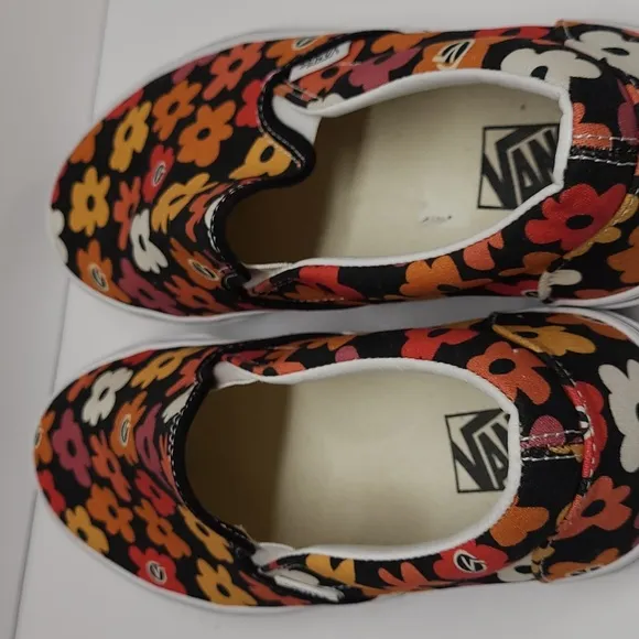 Vans Classic Slip On Floral Pattern Shoes