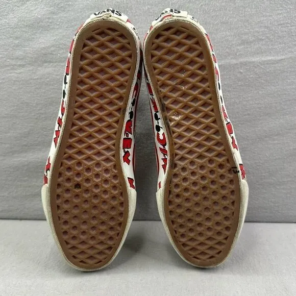VANS Disney Authentic Womens Size 6.5 Shoes VINTAGE Mickey Mouse USA 1995