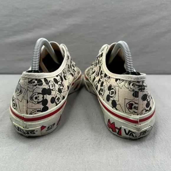VANS Disney Authentic Womens Size 6.5 Shoes VINTAGE Mickey Mouse USA 1995