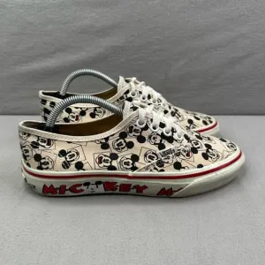 VANS Disney Authentic Womens Size 6.5 Shoes VINTAGE Mickey Mouse USA 1995