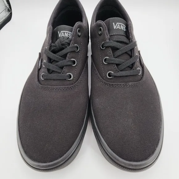 Vans Doheny Sneakers Womens Sz 11 Canvas Black/Black Streetwear Shoes New w/ Box
