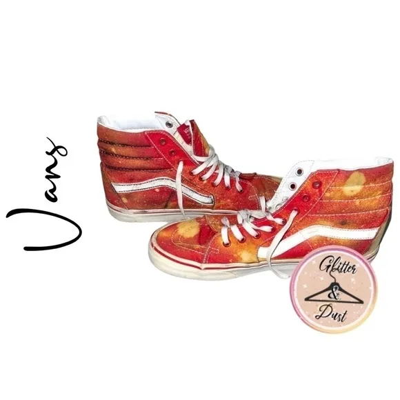 Vans Hi Top Splatter Neon 90s Bright Sneakers Trainers