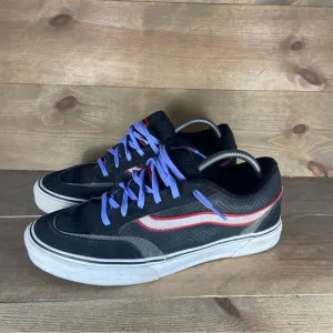 vans holder mens size 9 shoes black Y2k vintage athletic skate sneakers