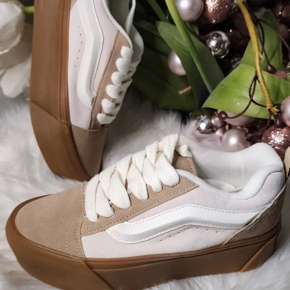 Vans Knu Stack  Platform Women shoes  Knu Stack Turtledove New