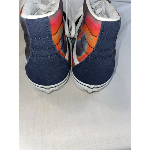 Vans Men’s Skateboard Shoes Size 8 M Black Tye Dye Athleisure Sports