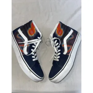 Vans Men’s Skateboard Shoes Size 8 M Black Tye Dye Athleisure Sports