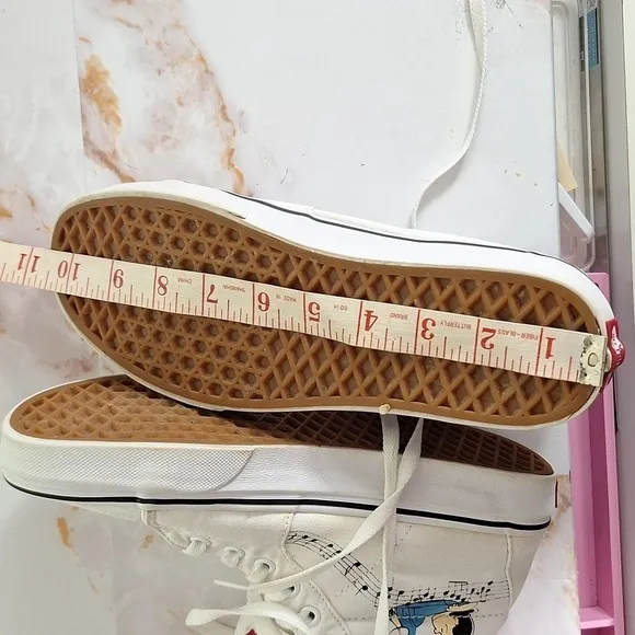 Vans Peanuts High Top Sneakers Shoes White