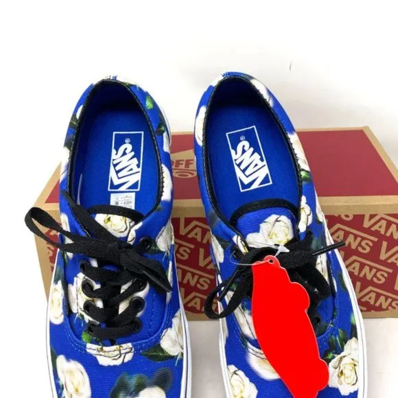 VANS Shoes Women's Era Romantic Floral Lapis Canvas Casual SB Size VN0A38FRVP9