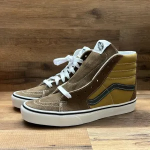 Vans SK8 Brown and Tan High-Top Sneakers