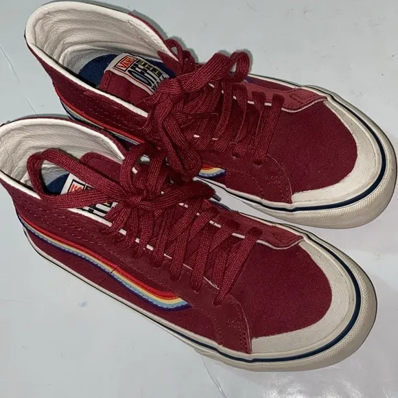 Vans SK8-HI 138 Decon SF Rad Rainbow 500714 Women’s Shoes Size 5.5