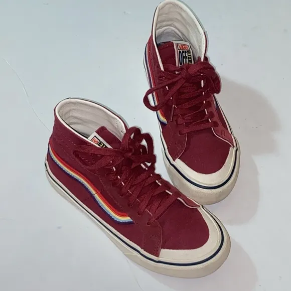 Vans SK8-HI 138 Decon SF Rad Rainbow 500714 Women’s Shoes Size 5.5