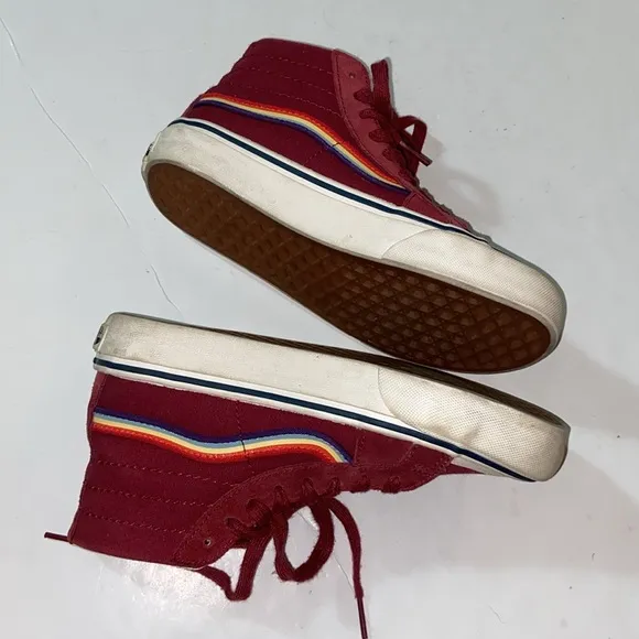 Vans SK8-HI 138 Decon SF Rad Rainbow 500714 Women’s Shoes Size 5.5