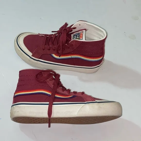 Vans SK8-HI 138 Decon SF Rad Rainbow 500714 Women’s Shoes Size 5.5