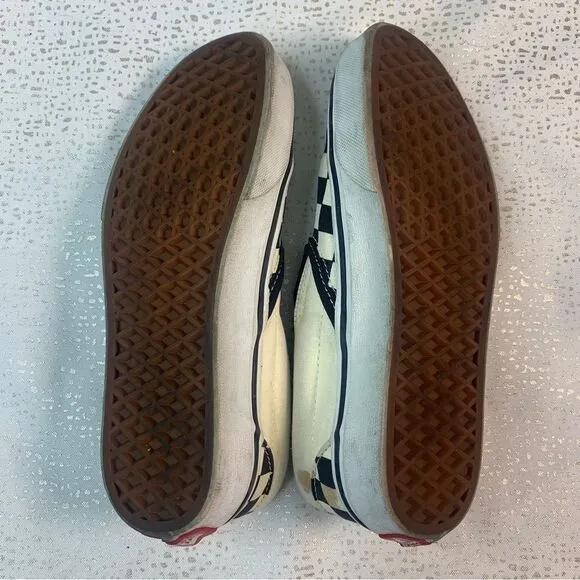 VANS Slip on Black and White Checkered Shoes