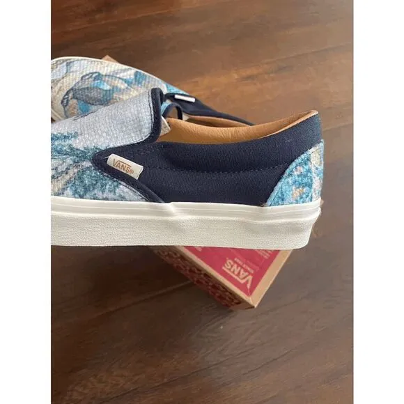 vans slip on Cali Tapestry Bear women size 8.5