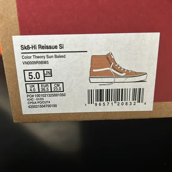 Vans Sunbaked Sk8-Hi Reissue High Top Sneakers - 5 NIB