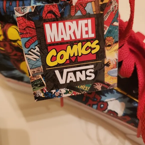 Vans x Marvel Limited Edition Iron Man High Top Shoes Size 7.5 Men's