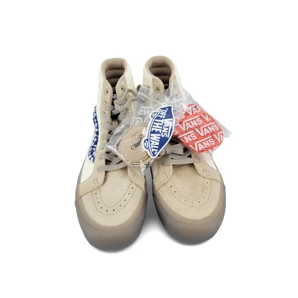 Vans x Rokit Sk8-Hi 38 DX Translucent Pebble US 10 Mens Collab High Top Sneakers