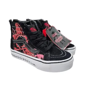 Vans x Stranger Things Friends Dont Lie Sk8-Hi Upside Down Zip Shoes NWT sz 10.5