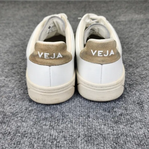 Veja V-12 Leather Low Sneakers Shoes Men's 11.5 Streetwear EUR 45 White Suede