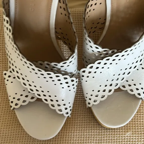 Veronica  Beard Gaynor Platform Leather Sandals Clogs Slipon, Size 9.5, NWOT