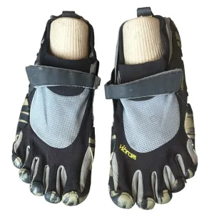 Vibram FiveFingers KSO Toe Shoes Black Gray Camo Bottom M1485 Mens 11-11.5 EU 45