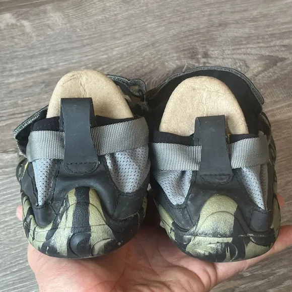 Vibram FiveFingers KSO Toe Shoes Black Gray Camo Bottom M1485 Mens 11-11.5 EU 45