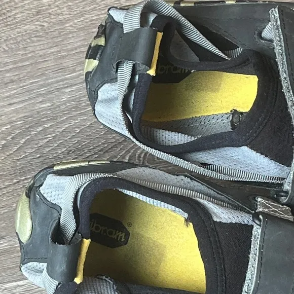 Vibram FiveFingers KSO Toe Shoes Black Gray Camo Bottom M1485 Mens 11-11.5 EU 45