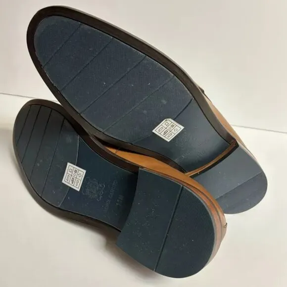 Vince Camuto Men’s Layton, Brown Slip-On Penny Loafers, Size 11 M