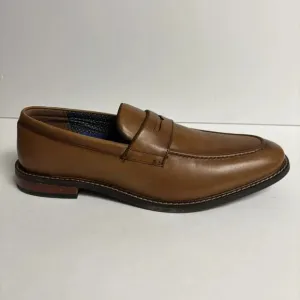 Vince Camuto Men’s Layton, Brown Slip-On Penny Loafers, Size 11 M
