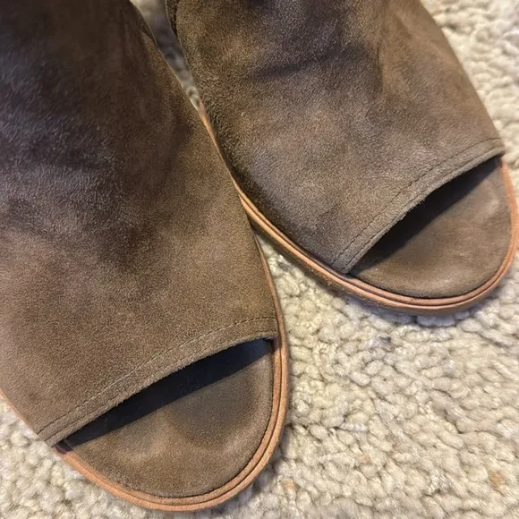 Vince Camuto Peep Toe Bootie Shoes