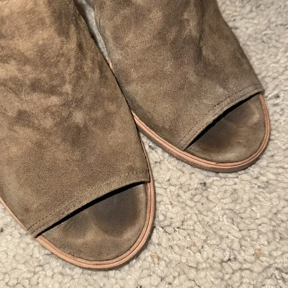 Vince Camuto Peep Toe Bootie Shoes