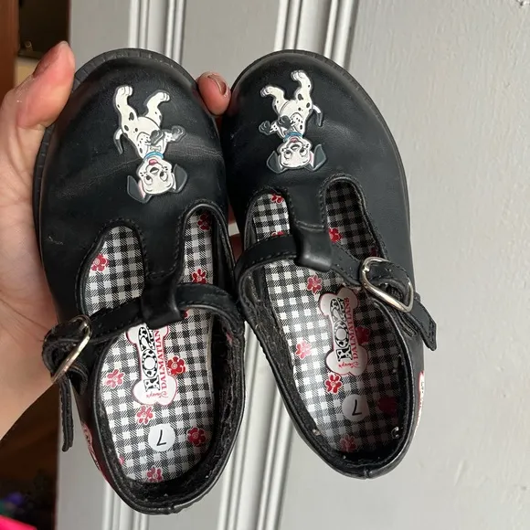 Vintage 101 Dalmatians Girls 7C Toddler Shoes