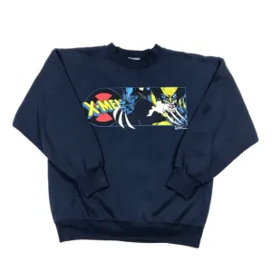 Vintage 1993 Marvel Wolverine X Men Crewneck Pullover Sweater Size Large