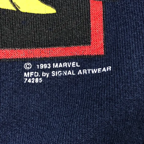 Vintage 1993 Marvel Wolverine X Men Crewneck Pullover Sweater Size Large