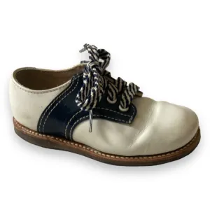 VINTAGE 50’s FLEETAIR Saddle Shoes Flats Lace Up Leather