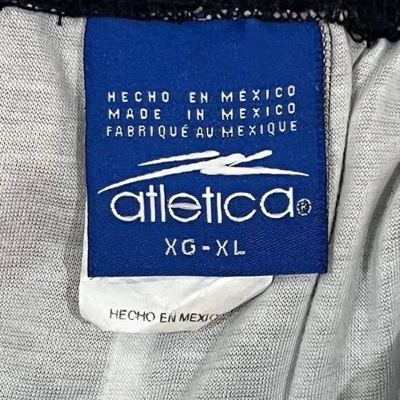 Vintage 90’s Atletica Chivas De Guadalajara Lined Track Pants Navy Liga Size XL