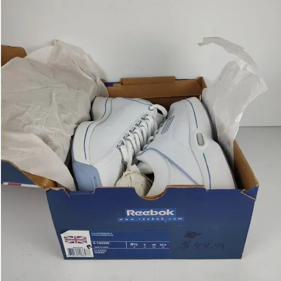 Vintage 90s Reebok Classic Californium II atheltic streetwear shoes womens 8.5