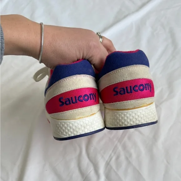 Vintage 90’s Saucony Blaze Vintage Sneakers Purple Pink Running Shoes Size 10
